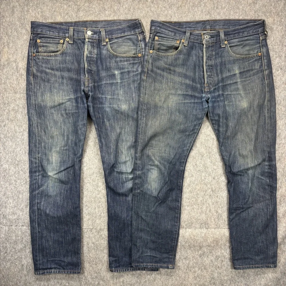 Flawed Levi's 501 Lot Button Fly Jeans 32x28 Honeycomb Hige Straight Button Fly